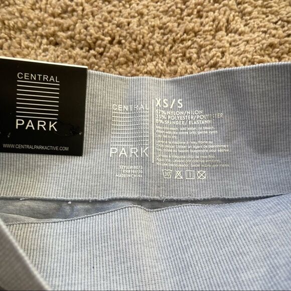 NWT Central Park Active Blue & Gray Ombré Leggings XS/S - Picture 3 of 5